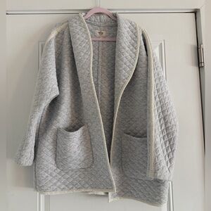 Marine Layer Corbet Quilted Cardigan Open Front